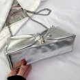 thumbnail image 4 of Bolso Hobo para mujer, bolso de nube con cadena, bolsos de hombro plisados ​​de Color sólido, bolso de mano para mujer FLhrweasw Nuevo, 4 of 9
