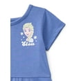 thumbnail image 6 of Frozen Toddler Girls Graphic Print Skater Dress with Short Sleeves, Sizes 12M-5T, 6 of 8