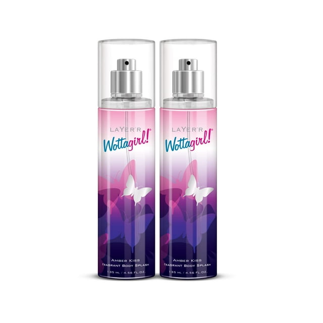 Layer'r Wottagirl Amber Kiss Fragrant Body Splash for Women Long
