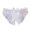 White, variant on COMVALUE Women's Lace Boyshort Crotchless Sexy Panty Crisscross Strappy Underwear Plus Size Hipster Brief (White, M)