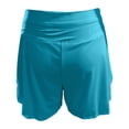 thumbnail image 7 of YMNXA Women's Casual Summer Shorts High Waist Solid Color Loose Comfortable Shorts With Lined Pockets For Outdoor Activities And Daily Wear,Sky Blue,Xxxl, 7 of 7
