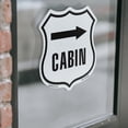 thumbnail image 4 of Cabin Right (5 Pack) 4 inch X 4 inch Shield Shaped Heavy Duty 3.2 mil Vinyl Decals Weather Resistant Made in the USA, 4 of 5