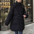 thumbnail image 6 of Wiyuqeen Womens Hooded Quilted Coats Warm Solid Puffer Jacket Thick Mid-Length Padded Outerwear with Pockets Winter Heavyweight Clothes, 6 of 6