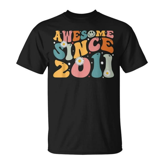 SR Awesome Since 2011 12Th Birthday Retro Born In 2011 T-shirt