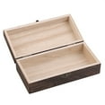 thumbnail image 6 of Soumake Jewelry Box Decorative Retro Wood Solid Color Trinket Case for Table, 6 of 8