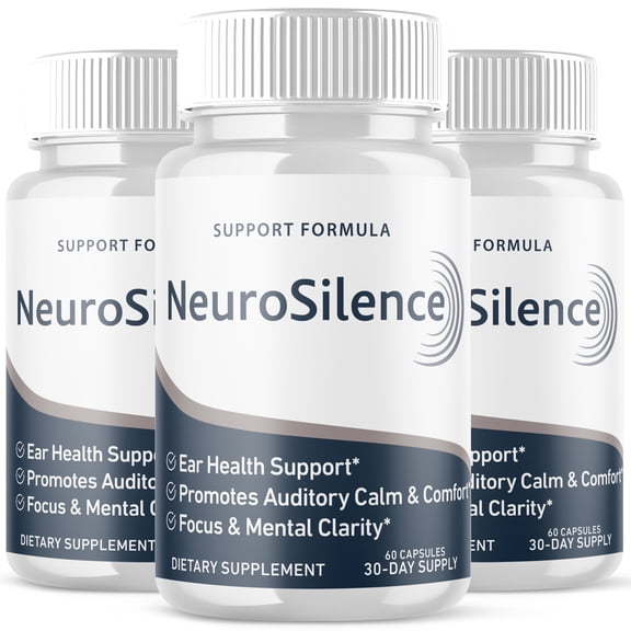NeuroSilence Advanced Hearing Support Pills Natural Ear Health Support Neuro Silence 180 Capsules