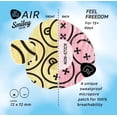 thumbnail image 5 of Not Just a Patch Air Smiley CGM Overpatch for Dexcom G7 and FreeStyle Libre 3, 10 Ct, Multicolor, 5 of 9