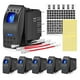 thumbnail image 3 of 5-Pin SPST Rocker Switch, 20A/12V 10A/24V Toggle Switch, Yacht Switch, 3 of 5