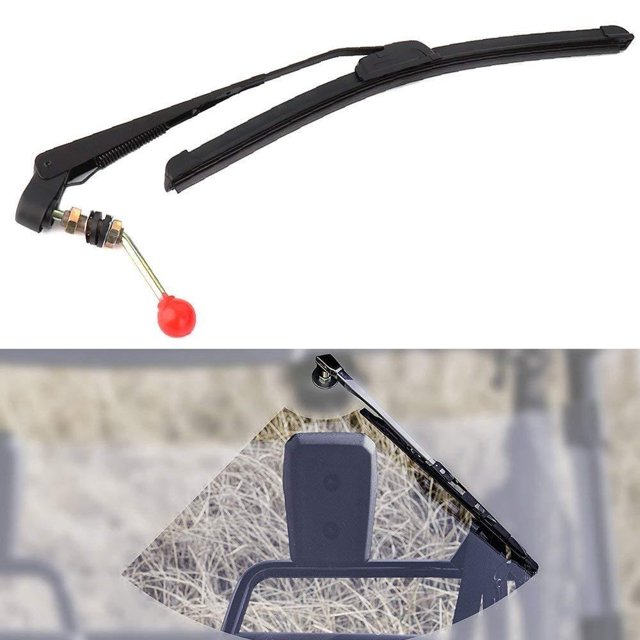 UTV Manual Windshield Wiper Universal for Polaris Ranger,RZR Kawasaki MULE,Teryx