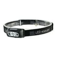 thumbnail image 4 of Raindrops Outdoor Headlamp Practical USB Charging Headlight for Running Hiking Camping Riding Fishing Jogging (Black), 4 of 8