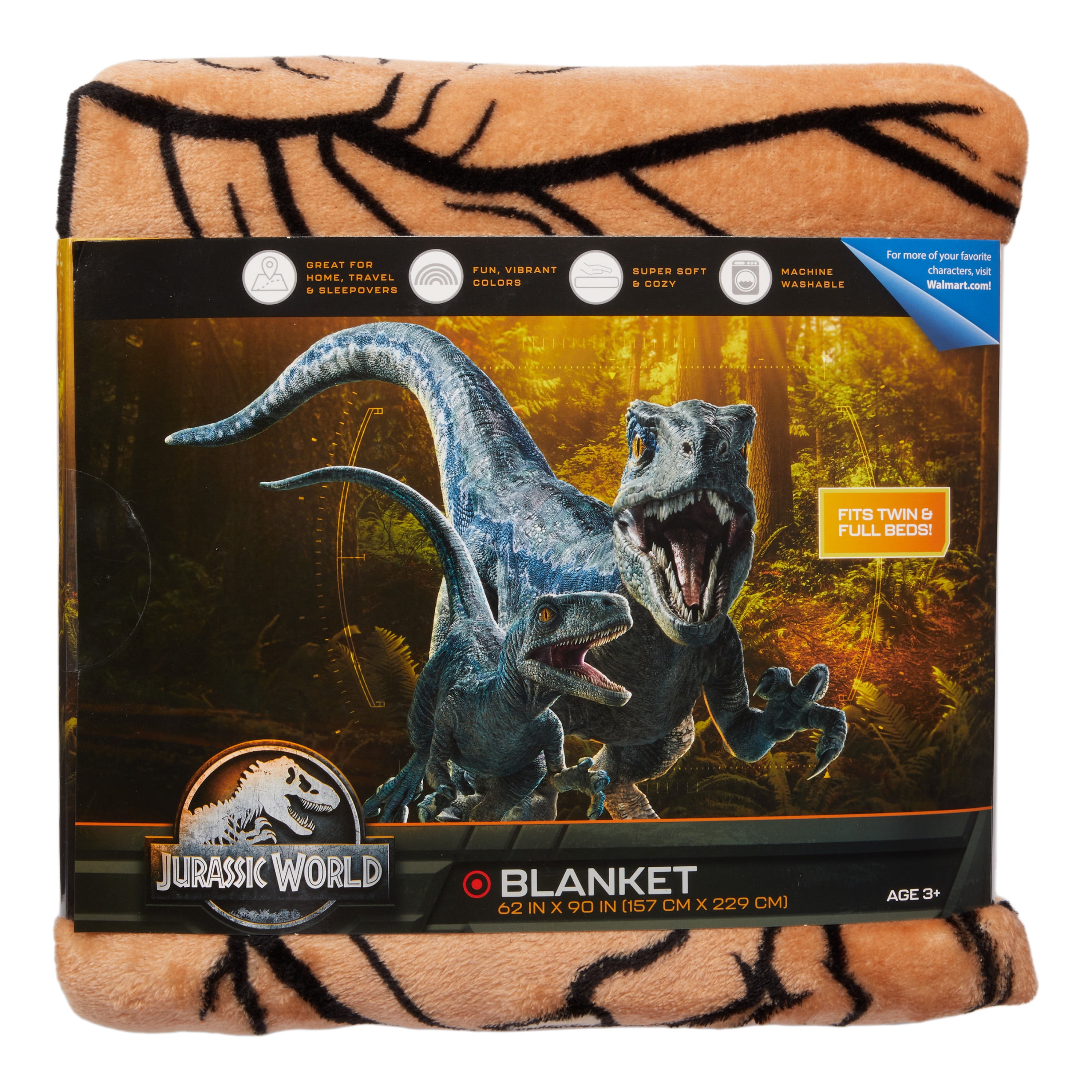 Jurassic world blanket walmart hotsell