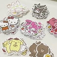 thumbnail image 2 of 50 Unids/set Sanrio Pegatinas De Dibujos Animados Lindo Impermeable Decoración Pegatina Canela Perro Kuromi Melody Cuaderno Papelería, 2 of 4