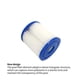 thumbnail image 4 of Elemento De Filtro De Piscina Tipo H Adaptarse A La Bomba De Filtro De Agua Circulante Elemento De Filtro Para Tratamiento De Agua De Piscina Elemento De Papel De Filtro Tipo H De Piscina Yuarrent HA013899-00, 4 of 7