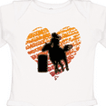 thumbnail image 4 of Inktastic Barrel Racing Rodeo Cowgirl Girls Long Sleeve Baby Bodysuit, 4 of 5