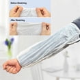 thumbnail image 6 of NOGIS Disposable Plastic Arm Sleeves Cover with Elastic, White Waterproof Adult Long Arm Sleeve Oversleeves Protector Household Cleaning Accessories (100 Pack), 6 of 7