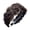 Dark Brown, variant on batmeuy Braided Headband with Teeth Synthetic Heat-Resistant Fibers Realistic Human Hair Headband Secure Hair Fix Hair Hoop