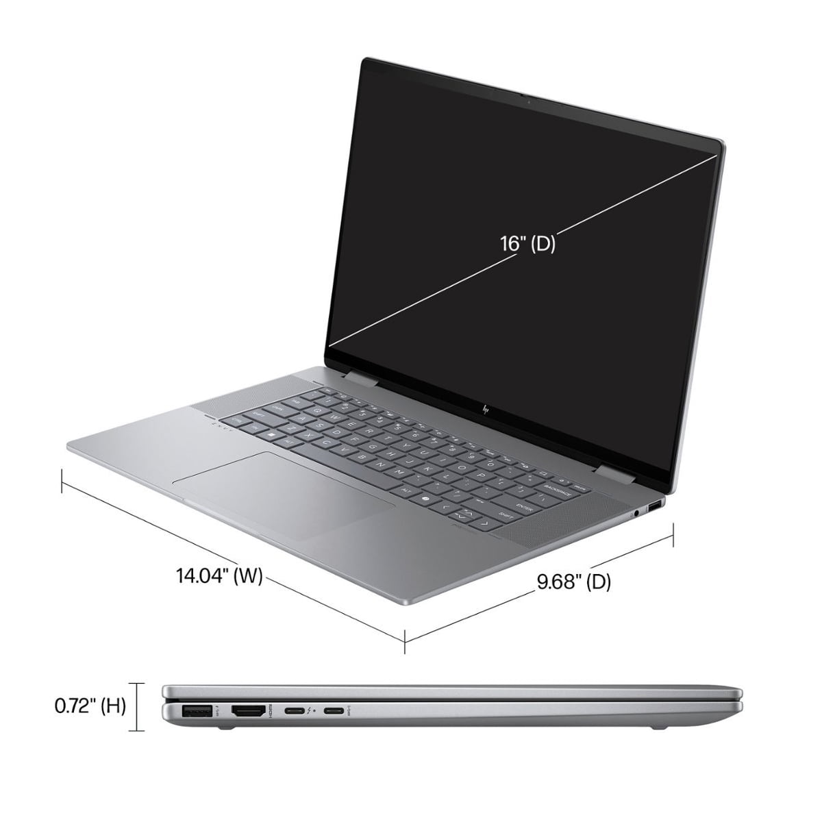 HP Envy 2-in-1 ノートPC AMD Ryzen 7 16GB HP Envy 2-in-1 Laptop, 16
