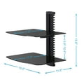 thumbnail image 5 of Fitueyes Universal Av Shelf Wall Mount Bracket Stand for AV Receiver Component Cable Boxes Gaming Systems DS203801GB, 5 of 5