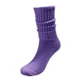 thumbnail image 4 of Aligament Christmas Socks, Purple Christmas Candy Stocking Stuffers, Socks Solid Color Crew Socks Colorful Lightweight Cotton Athletic Socks, 4 of 5