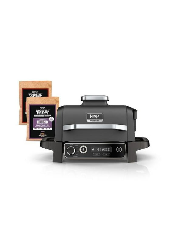 OG701 Woodfire Outdoor Grill & Smoker 7-in-1 Master Grill  BBQ Smoker and Air Fryer with Woodfire Technology