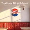 thumbnail image 6 of Licensed Pepsi Cola Bottle Cap Metal Sign 16.25" Round 3D Embossed Tin Vintage Wall Decor Retro Soda Logo for Man Cave Bar Garage Game Room Home Wall Art, 6 of 7