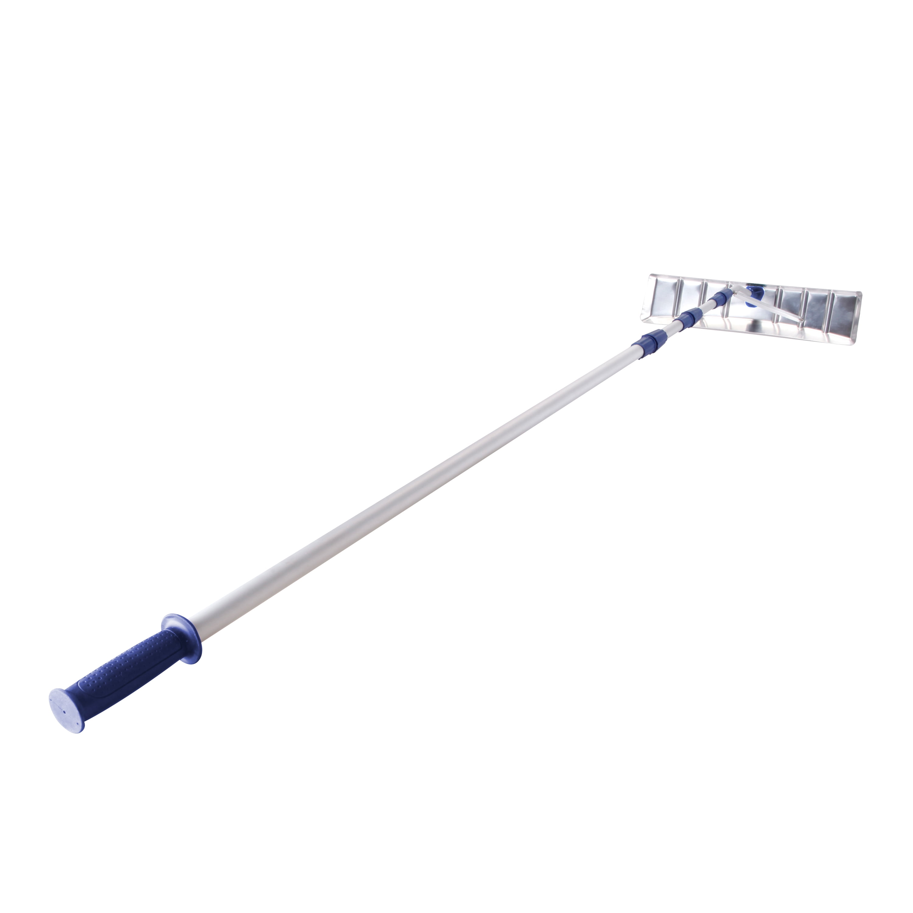 HAPPYGRILL 21 Feet Adjustable Roof Snow Rake with Large Blade Telescoping Scratch-Free Roof Snow Removal Tool