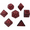 thumbnail image 2 of dés Polyédriques Pièces dés Polyédriques 20 Côtés dés de Jeu de Rôle dés Polyédriques Ensemble dés Colorés avec Sacs pour DND RPG MTG(Rouge), 2 of 4