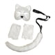 thumbnail image 3 of Conjunto de disfraz de cosplay, ropa de Halloween para actuaciones en el escenario, festivales de cosplay Blanco, 3 of 9