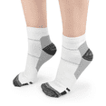 thumbnail image 5 of 15-20mmHg Elastic Pressure Compression Ankle Socks Men Women Trail Running Cycling Sports Socks, 2 Pairs, 5 of 7