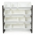 thumbnail image 3 of Humble Crew Espresso Toy Storage Organizer with 12 Plastic Storage Bins, Espresso/White, 3 of 5