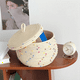 thumbnail image 2 of Cesta de cuerda pequeña con tapa, pequeña tapa de almacenamiento tejida redonda para organizar, juguete decorativo, 2 of 4