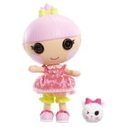 Lalaloopsy Littles Doll Trinket Sparkles and Pet Kitten Playset, 7" Princess Doll With Changeable Pink Outfit and Shoes in Reusable Play House Package, Toys for Girls Ages 3 4 5+ to 103