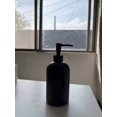 thumbnail image 1 of Botella dispensadora de vidrio con bomba a presión, ideal for uso doméstico y hotelero, perfecta for jabón de manos, gel de ducha, detergente for ropa y más, 1 ud., 1 of 2