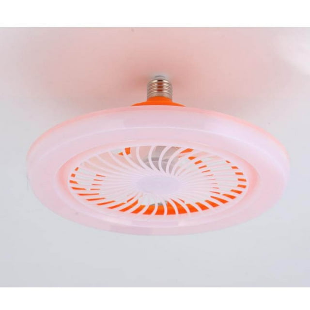 Ceiling Fans with Lights E27 Ceiling Fan With Lights Enclosed Low Fan Light Ceiling Light With Fan Hidden Fan Delier Gimbal Lamp Three Color Dimming