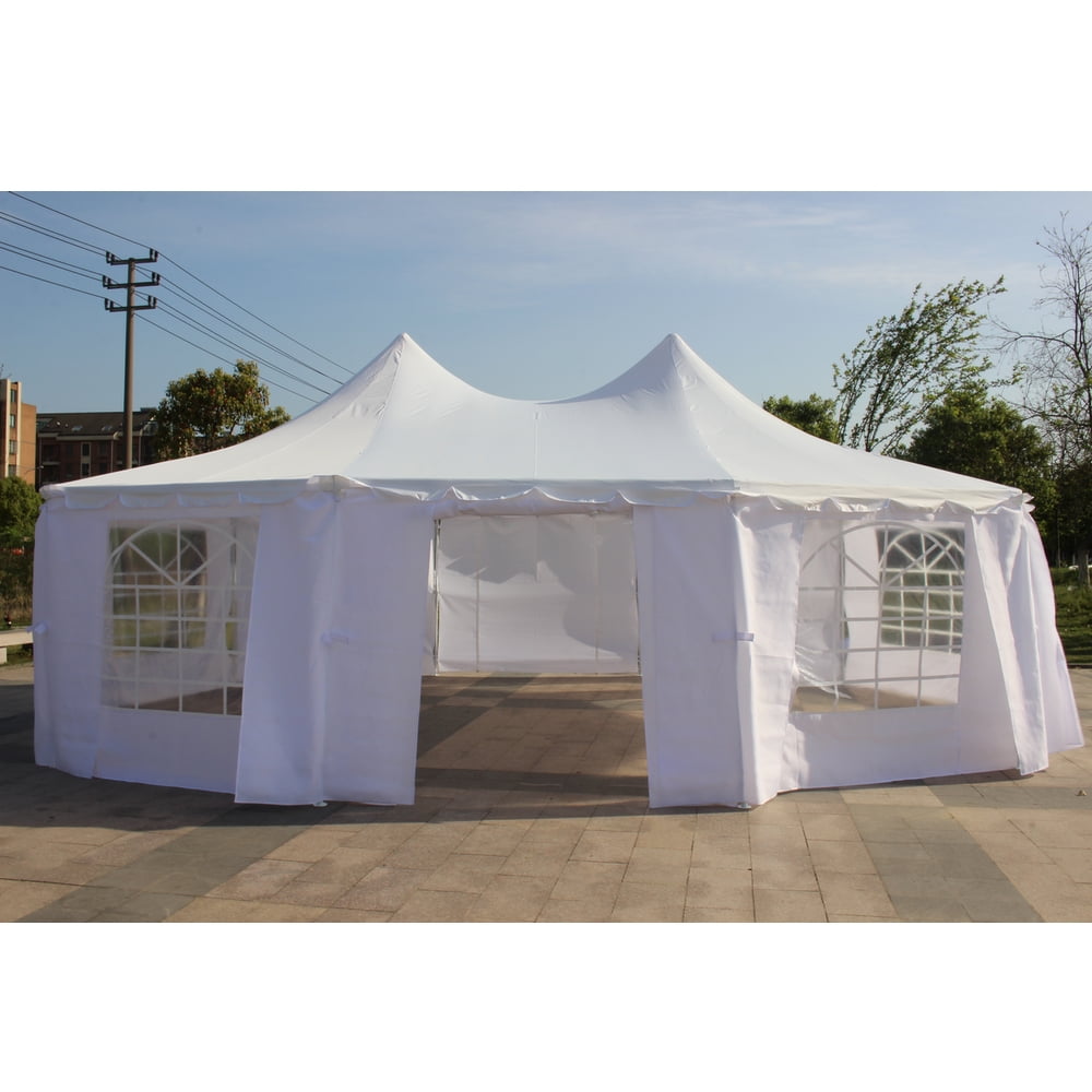 Palm Springs Heavy Duty 29x21 Foot Decagonal Wedding Party Tent Canopy
