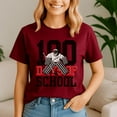 thumbnail image 5 of 100 Days Of School Ice Hockey Sport Student Teacher, 100 Days of School Shirt,100 Day TShirt,Back to School Tee,Teacher Gift, 5 of 5