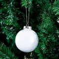 thumbnail image 3 of 16-Pack 2.36" Clear Fillable Hanging Ornaments – DIY Christmas/Halloween/Wedding Party Decor | Premium Plastic Craft Balls for Tree Decorations & Creative Gifts (60mm), 3 of 7