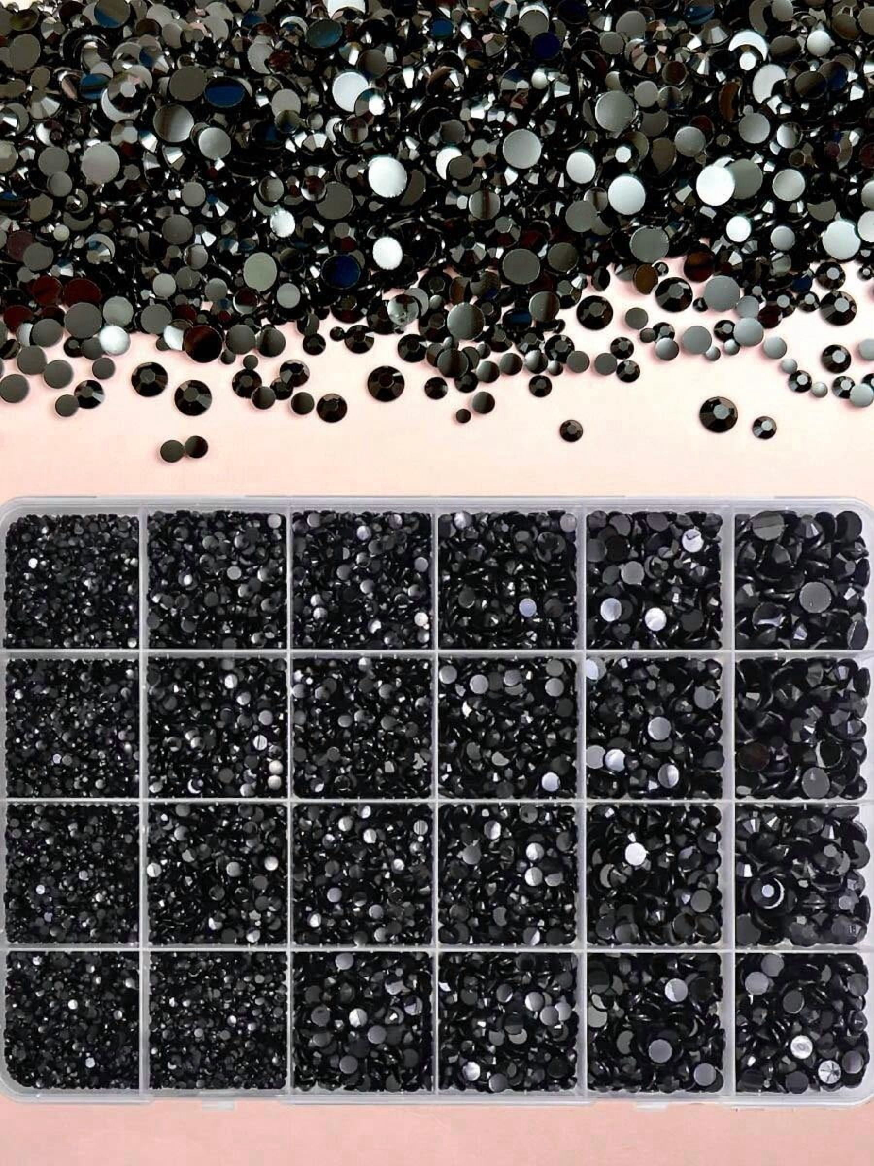 1 Box Assorted Color ABS Rhinestones, Resin Flat Diamonds, Shiny Nail Art Decorations For DIY Crafts And Manicure Accessories Nails Nail Supplies Nail Gems