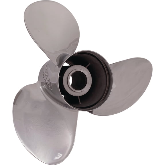 Solas Rubex NS3, Stainless Steel Interchangeable Hub 3-Blade Propeller, RH, 4-3/4" Gearcase, 14.5 x 15