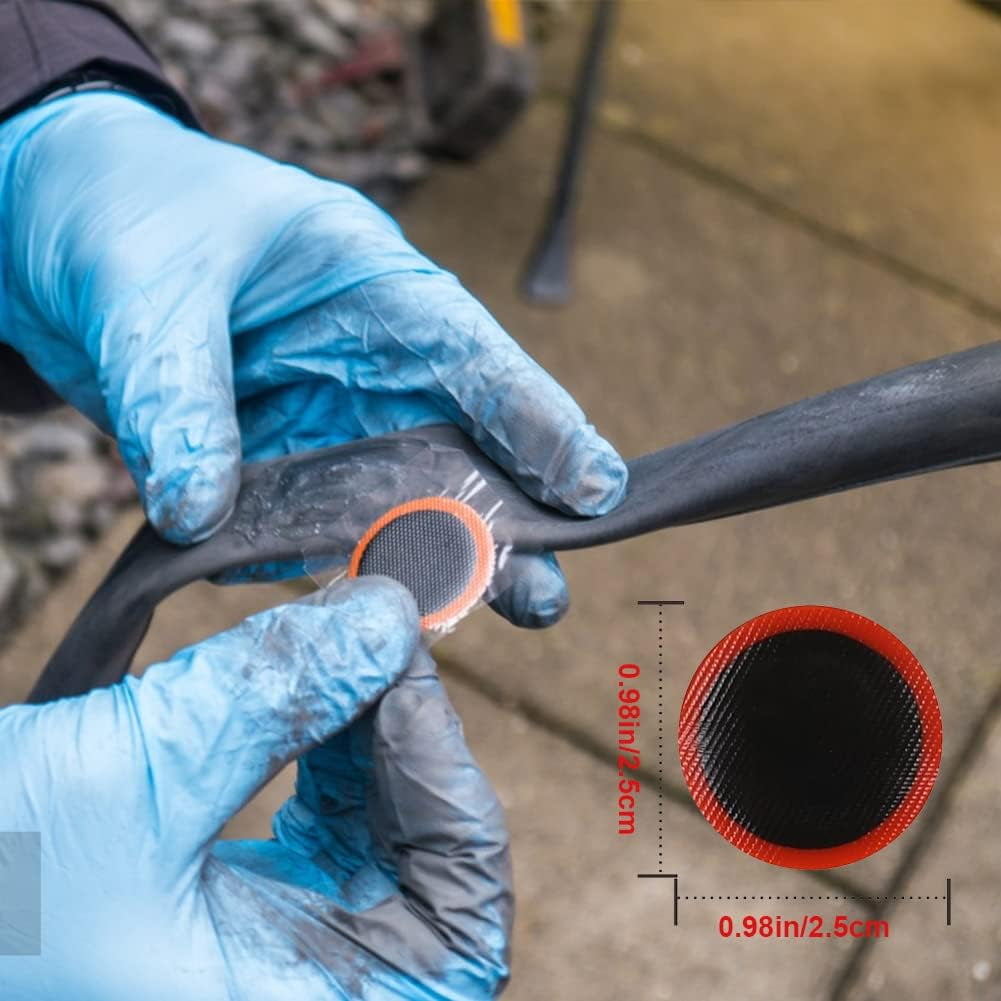 Puncture Repair Kit Bike Tire Repair Kit Bike Inner Tube Repair Kits Rubber Tire Patch for Bike Tire Repair Walmart
