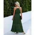 thumbnail image 4 of Vestido PRETTYGARDEN Maxi Verde sin Mangas con Tirantes Espagueti Talle M, 4 of 4
