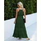 thumbnail image 4 of Vestido PRETTYGARDEN Maxi Verde sin Mangas con Tirantes Espagueti Talle M, 4 of 4
