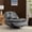 Grey, variant on Oversized Electric Power Recliner Chair, 360° Swivel Rocker Recliner, Single Lazy Sofa Chair with Lumbar Pillow & Adjustable Phone Holder, Modern Reclining Lounge Chair for Living Room Bedroom