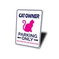 thumbnail image 4 of Cat Owner Parking Novelty Decor, Metal Wall Sign - 10x14 Inches, 4 of 4