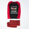 thumbnail image 1 of Pijama navideño A juego para mujer, I am Dreaming of A Wine, conjunto de pijamas grises para mujer, 1 of 4