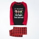 thumbnail image 1 of Pijama navideño A juego para mujer, I am Dreaming of A Wine, conjunto de pijamas grises para mujer, 1 of 4