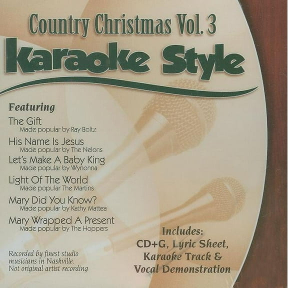 Daywind Karaoke Style: Country Christmas, Volume 3: Karaoke Style (Audiobook)