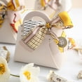 thumbnail image 3 of Walbest Mini Beautiful Candy Bag with Bowknot Decor, Handmade Festive Faux Leather Gift Box for Wedding Party, 5.12" x 4.72" x 2.17", 3 of 7