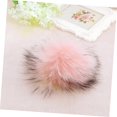 thumbnail image 2 of LAICAIW 2pcs Fastener with Scarves Comfortable Faux Pompom Fluffy Clothes Shoes Fur Accessory for Hats Snap, 2 of 7