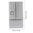 Simulation Refrigerator Model Minihouse Furniture Decor Dolly House